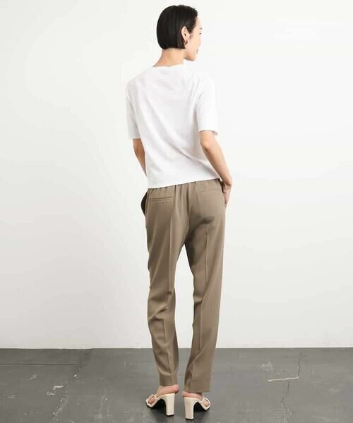 MICHEL KLEIN / ミッシェルクラン チノ・ワークパンツ | [接触冷感/UVカット]テーパードコージーパンツ(セットアップ対応) | 詳細5