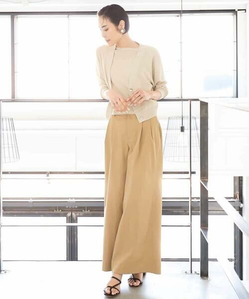 MICHEL KLEIN / ミッシェルクラン カーディガン・ボレロ | [アンサンブル対応]スパンコールVネックカーディガン | 詳細11