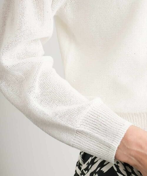 MICHEL KLEIN / ミッシェルクラン カーディガン・ボレロ | [アンサンブル対応]スパンコールVネックカーディガン | 詳細20
