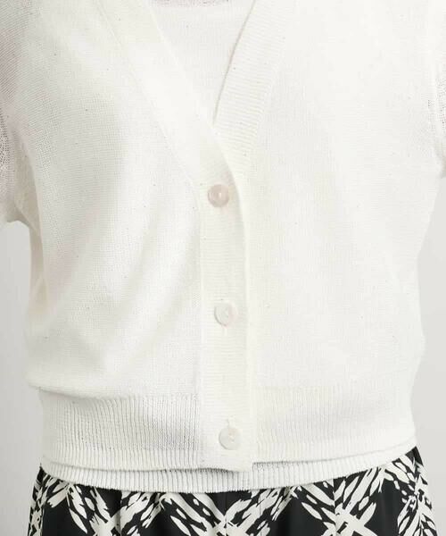 MICHEL KLEIN / ミッシェルクラン カーディガン・ボレロ | [アンサンブル対応]スパンコールVネックカーディガン | 詳細21