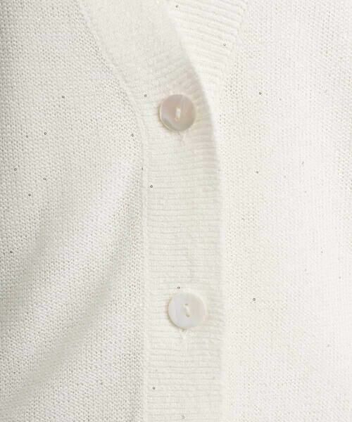 MICHEL KLEIN / ミッシェルクラン カーディガン・ボレロ | [アンサンブル対応]スパンコールVネックカーディガン | 詳細22