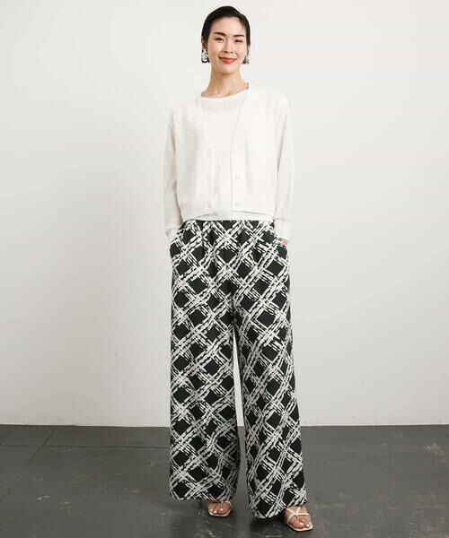 MICHEL KLEIN / ミッシェルクラン カーディガン・ボレロ | [アンサンブル対応]スパンコールVネックカーディガン | 詳細3