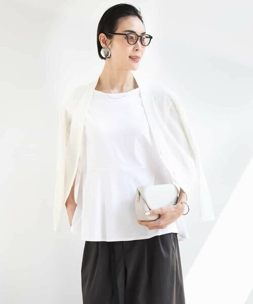 MICHEL KLEIN / ミッシェルクラン カーディガン・ボレロ | [アンサンブル対応]スパンコールVネックカーディガン | 詳細6