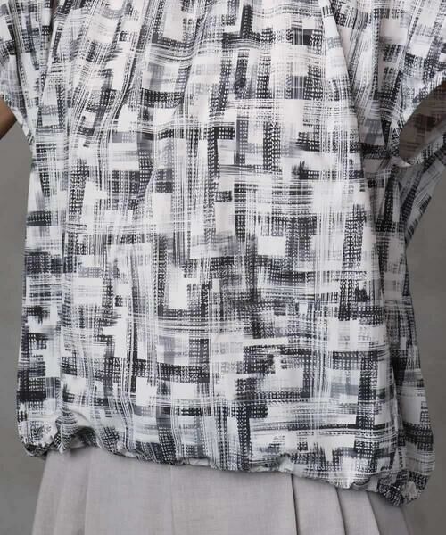 MICHEL KLEIN / ミッシェルクラン シャツ・ブラウス | [セットアップ対応]かすれチェック柄ノースリーブプルオーバー | 詳細18