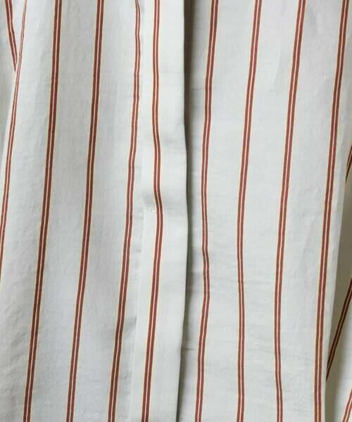 MICHEL KLEIN / ミッシェルクラン シャツ・ブラウス | ストライプ柄デザインタックブラウス | 詳細12