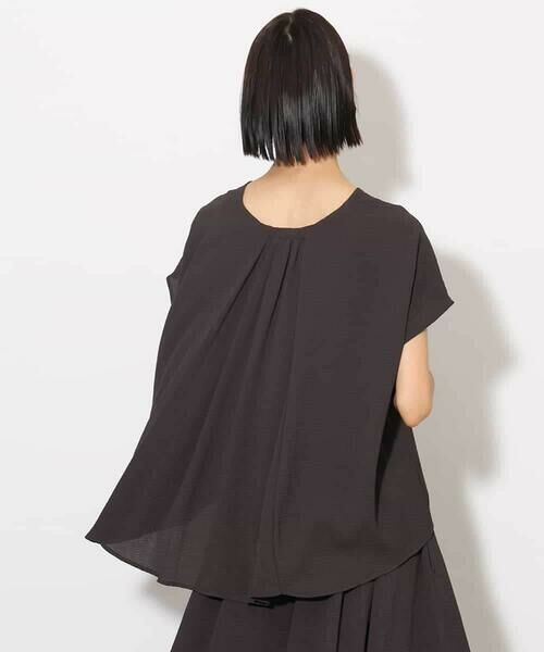 MICHEL KLEIN / ミッシェルクラン シャツ・ブラウス | [セットアップ対応]楊柳Vネックデザインブラウス | 詳細13