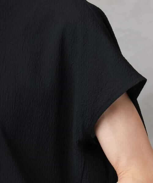 MICHEL KLEIN / ミッシェルクラン シャツ・ブラウス | [セットアップ対応]楊柳Vネックデザインブラウス | 詳細26