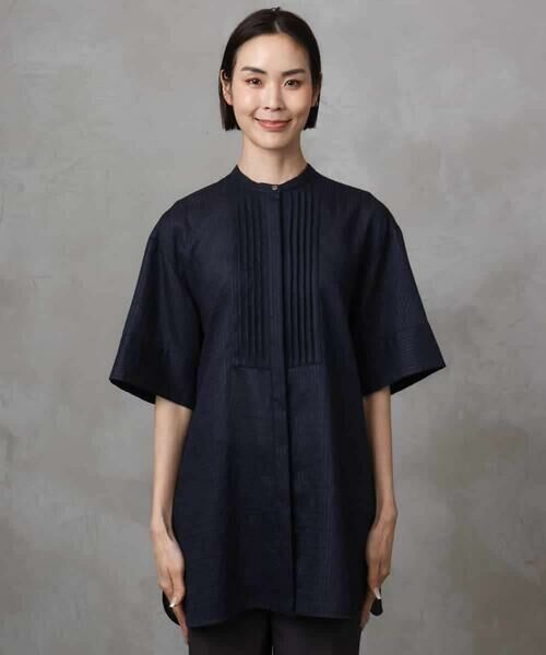 MICHEL KLEIN / ミッシェルクラン シャツ・ブラウス | シアーチュニックブラウス | 詳細20