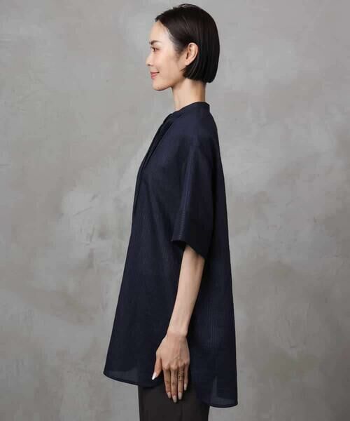 MICHEL KLEIN / ミッシェルクラン シャツ・ブラウス | シアーチュニックブラウス | 詳細21