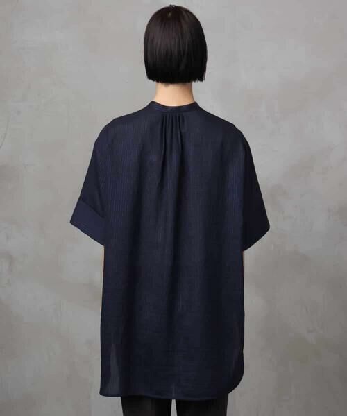 MICHEL KLEIN / ミッシェルクラン シャツ・ブラウス | シアーチュニックブラウス | 詳細22