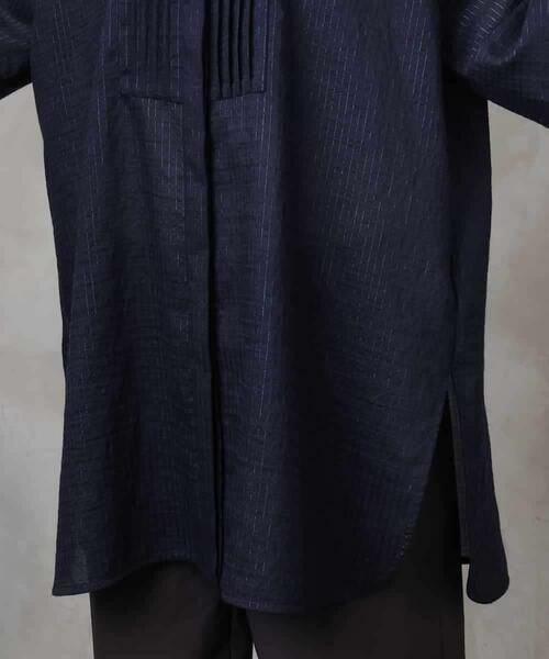 MICHEL KLEIN / ミッシェルクラン シャツ・ブラウス | シアーチュニックブラウス | 詳細26