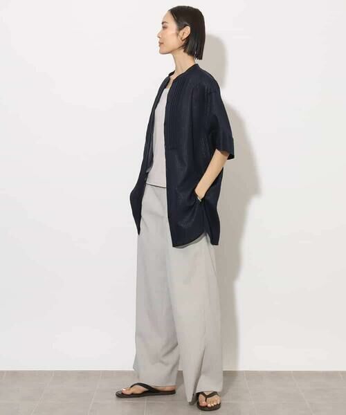 MICHEL KLEIN / ミッシェルクラン シャツ・ブラウス | シアーチュニックブラウス | 詳細6