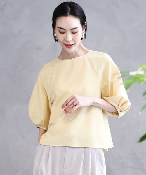 MICHEL KLEIN / ミッシェルクラン シャツ・ブラウス | ボリュームスリーブブラウス | 詳細1