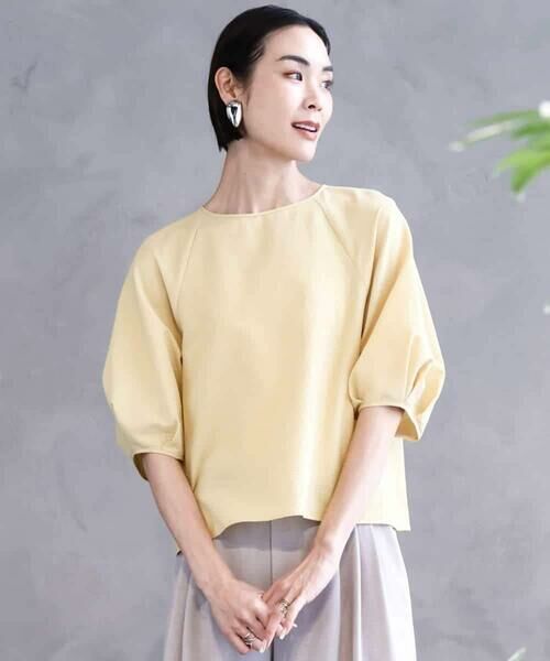 MICHEL KLEIN / ミッシェルクラン シャツ・ブラウス | ボリュームスリーブブラウス | 詳細2