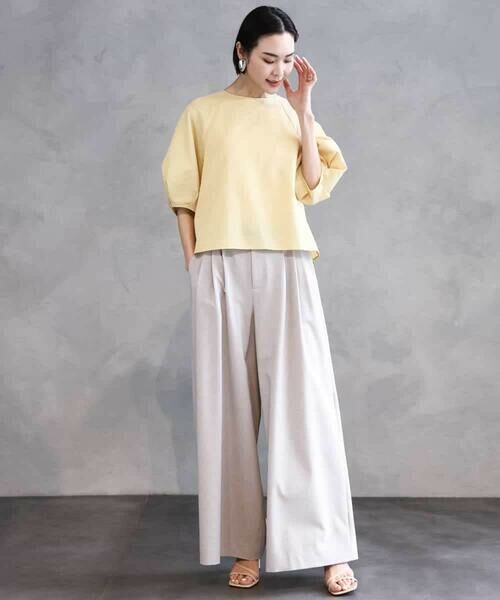 MICHEL KLEIN / ミッシェルクラン シャツ・ブラウス | ボリュームスリーブブラウス | 詳細4