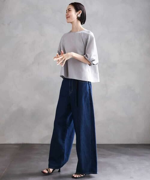 MICHEL KLEIN / ミッシェルクラン シャツ・ブラウス | ボリュームスリーブブラウス | 詳細7