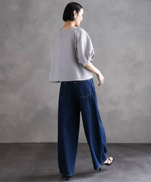 MICHEL KLEIN / ミッシェルクラン シャツ・ブラウス | ボリュームスリーブブラウス | 詳細8