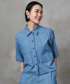 MICHEL KLEIN / ミッシェルクラン シャツ・ブラウス | [セットアップ対応]ライトオンスデニムシャツ