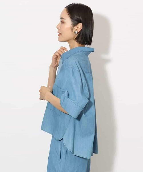 MICHEL KLEIN / ミッシェルクラン シャツ・ブラウス | [セットアップ対応]ライトオンスデニムシャツ | 詳細11