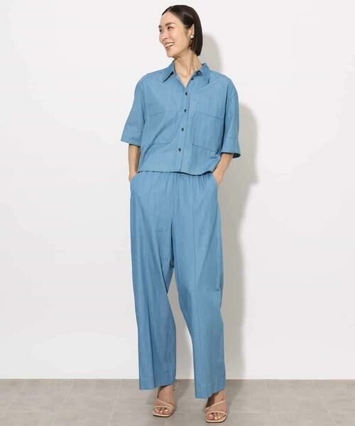 MICHEL KLEIN / ミッシェルクラン シャツ・ブラウス | [セットアップ対応]ライトオンスデニムシャツ | 詳細13