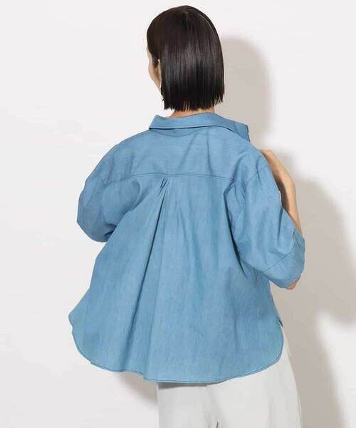 MICHEL KLEIN / ミッシェルクラン シャツ・ブラウス | [セットアップ対応]ライトオンスデニムシャツ | 詳細17