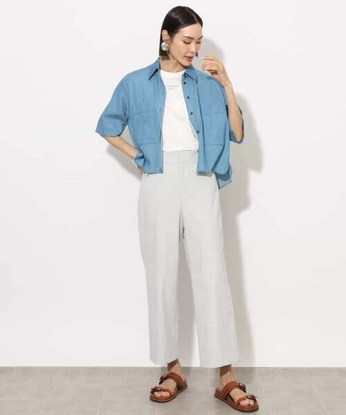 MICHEL KLEIN / ミッシェルクラン シャツ・ブラウス | [セットアップ対応]ライトオンスデニムシャツ | 詳細19