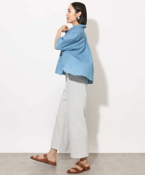 MICHEL KLEIN / ミッシェルクラン シャツ・ブラウス | [セットアップ対応]ライトオンスデニムシャツ | 詳細21