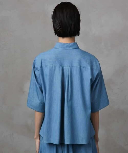 MICHEL KLEIN / ミッシェルクラン シャツ・ブラウス | [セットアップ対応]ライトオンスデニムシャツ | 詳細24