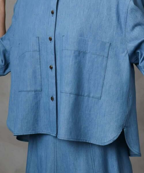 MICHEL KLEIN / ミッシェルクラン シャツ・ブラウス | [セットアップ対応]ライトオンスデニムシャツ | 詳細28
