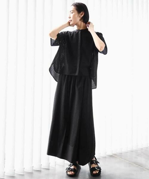 MICHEL KLEIN / ミッシェルクラン シャツ・ブラウス | [セットアップ対応]エンブロイダリーレースブラウス | 詳細29