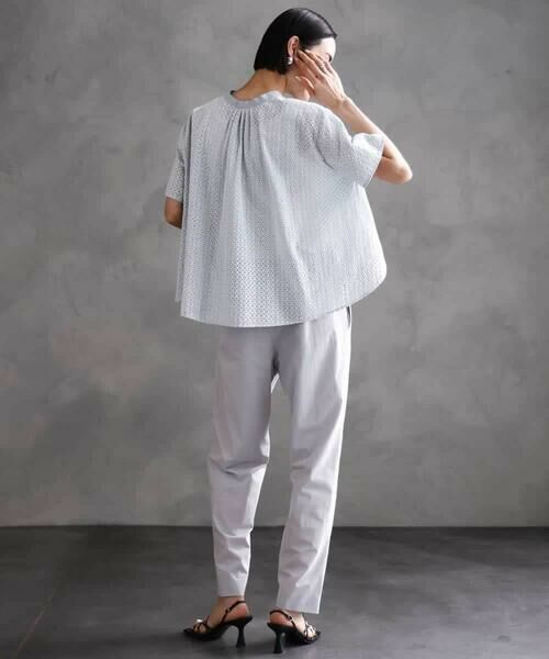 MICHEL KLEIN / ミッシェルクラン シャツ・ブラウス | [セットアップ対応]エンブロイダリーレースブラウス | 詳細9