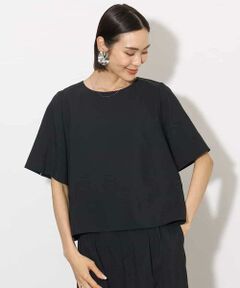 MICHEL KLEIN / ミッシェルクラン シャツ・ブラウス | [機能性素材]ドライスリットスリーブブラウス(セットアップ対応)