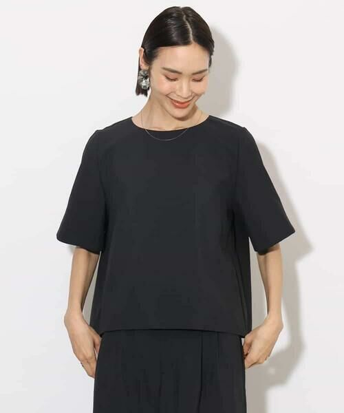 MICHEL KLEIN / ミッシェルクラン シャツ・ブラウス | [機能性素材]ドライスリットスリーブブラウス(セットアップ対応) | 詳細12