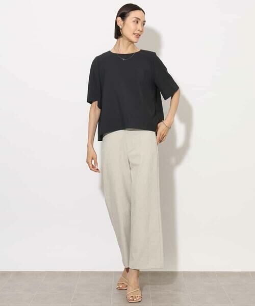 MICHEL KLEIN / ミッシェルクラン シャツ・ブラウス | [機能性素材]ドライスリットスリーブブラウス(セットアップ対応) | 詳細20