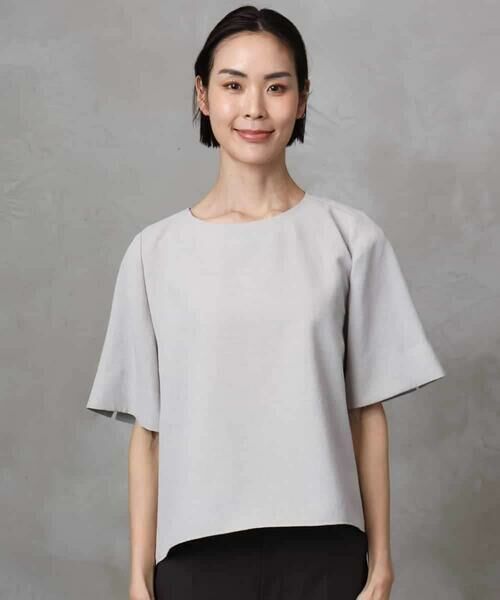 MICHEL KLEIN / ミッシェルクラン シャツ・ブラウス | [機能性素材]ドライスリットスリーブブラウス(セットアップ対応) | 詳細22