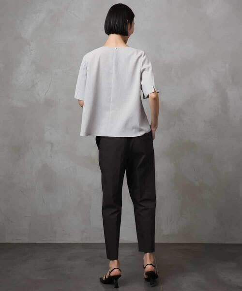 MICHEL KLEIN / ミッシェルクラン シャツ・ブラウス | [機能性素材]ドライスリットスリーブブラウス(セットアップ対応) | 詳細4