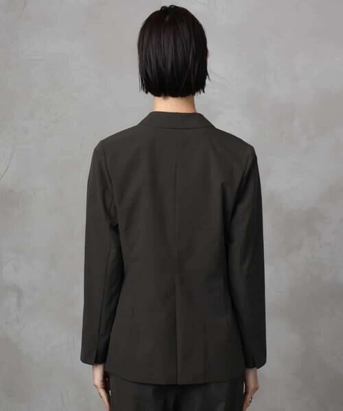 MICHEL KLEIN / ミッシェルクラン テーラードジャケット | [機能性素材]ストレッチテーラードジャケット(セットアップ対応/裏地なし) | 詳細10