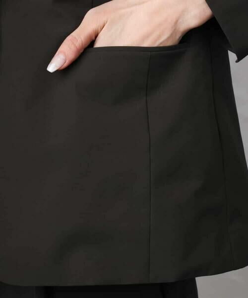 MICHEL KLEIN / ミッシェルクラン テーラードジャケット | [機能性素材]ストレッチテーラードジャケット(セットアップ対応/裏地なし) | 詳細13