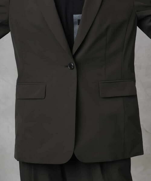 MICHEL KLEIN / ミッシェルクラン テーラードジャケット | [機能性素材]ストレッチテーラードジャケット(セットアップ対応/裏地なし) | 詳細14