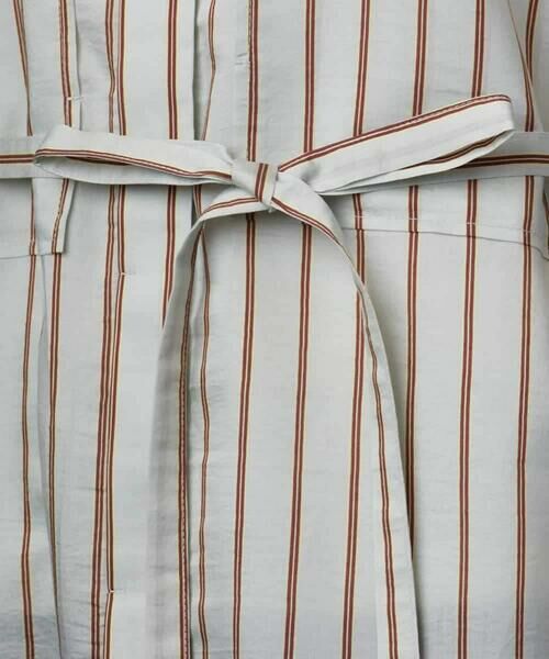 MICHEL KLEIN / ミッシェルクラン ロング・マキシ丈ワンピース | ストライプ柄ダブルポケットワンピース | 詳細11