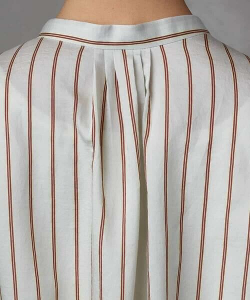 MICHEL KLEIN / ミッシェルクラン ロング・マキシ丈ワンピース | ストライプ柄ダブルポケットワンピース | 詳細7