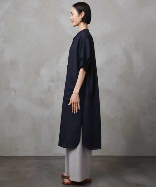 MICHEL KLEIN / ミッシェルクラン ロング・マキシ丈ワンピース | シアーシャツワンピース | 詳細14