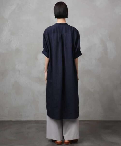 MICHEL KLEIN / ミッシェルクラン ロング・マキシ丈ワンピース | シアーシャツワンピース | 詳細15