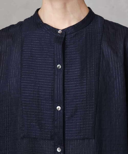 MICHEL KLEIN / ミッシェルクラン ロング・マキシ丈ワンピース | シアーシャツワンピース | 詳細17