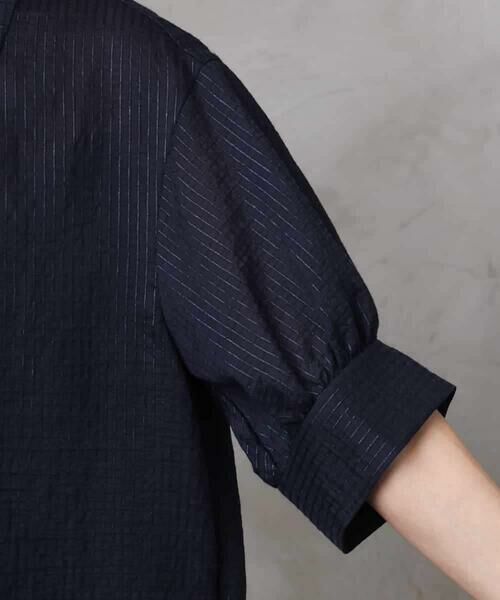 MICHEL KLEIN / ミッシェルクラン ロング・マキシ丈ワンピース | シアーシャツワンピース | 詳細18