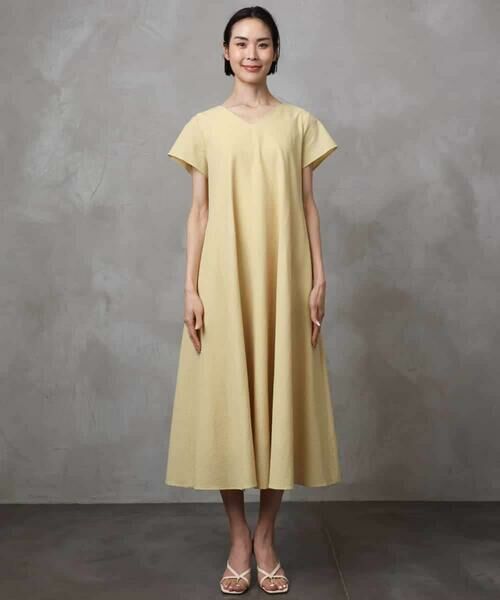 MICHEL KLEIN / ミッシェルクラン ロング・マキシ丈ワンピース | Vネックワンピース | 詳細15