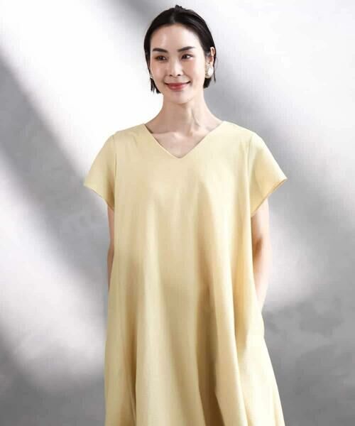 MICHEL KLEIN / ミッシェルクラン ロング・マキシ丈ワンピース | Vネックワンピース | 詳細24