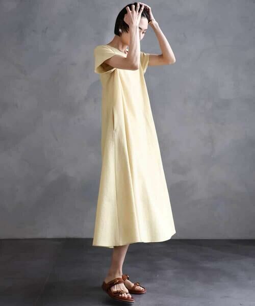 MICHEL KLEIN / ミッシェルクラン ロング・マキシ丈ワンピース | Vネックワンピース | 詳細26