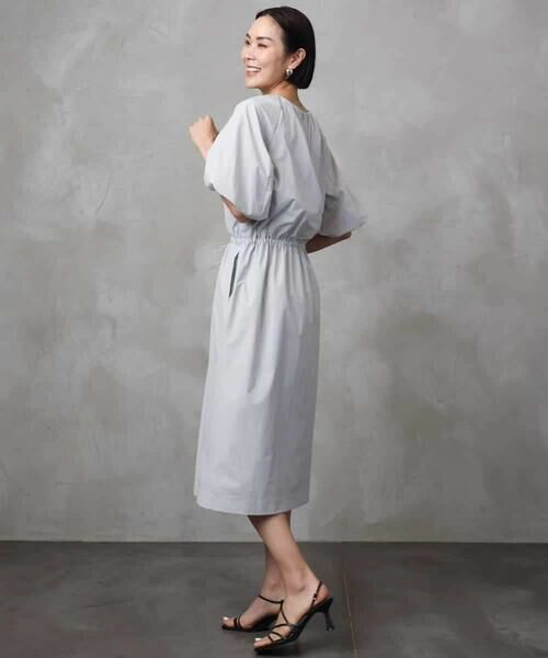 MICHEL KLEIN / ミッシェルクラン ロング・マキシ丈ワンピース | [機能性素材]スピンドルデザインワンピース | 詳細1