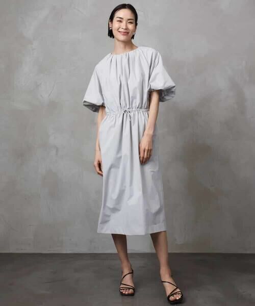 MICHEL KLEIN / ミッシェルクラン ロング・マキシ丈ワンピース | [機能性素材]スピンドルデザインワンピース | 詳細2